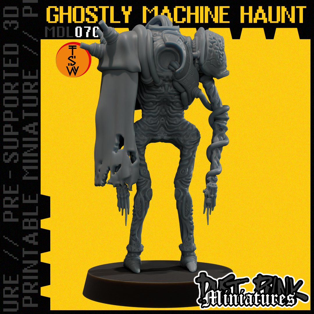 MDL070 GHOSTLY MACHINE HAUNT [PRE-SUPPORTED]